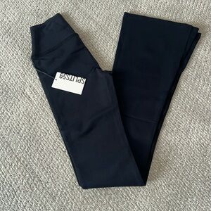 NWT SPLITS59 Black Raquel High Waist Flare, Size XS Long